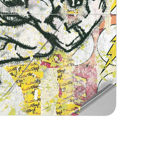 DC Comics The Flash Retro Abstract Running Pose Surface Laptop Studio Skin