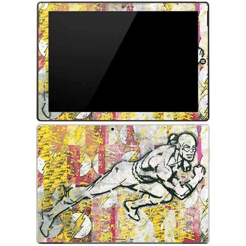 DC Comics The Flash Retro Abstract Running Pose Surface Pro 3 Skin