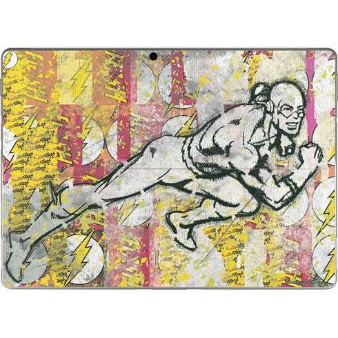 DC Comics The Flash Retro Abstract Running Pose Surface Pro 8 Skin