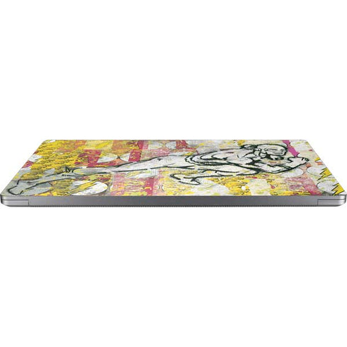 DC Comics The Flash Retro Abstract Running Pose Universal Laptop 12in (9.8 x 6.8in) Skin