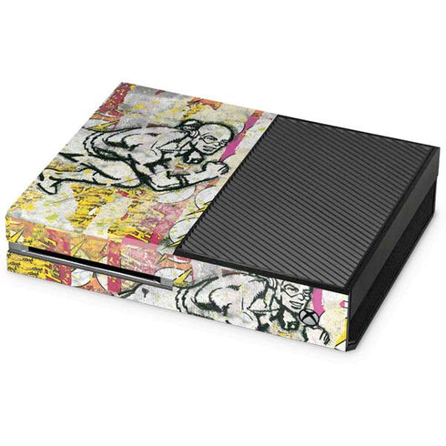 DC Comics The Flash Retro Abstract Running Pose Xbox One Console Skin