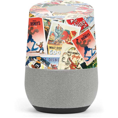Disney Friends Retro Goofy Stamps Art Google Home Skin