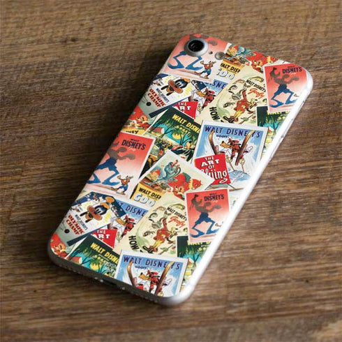 Disney Friends Retro Goofy Stamps Art iPhone 7 Skin