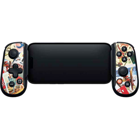Disney Friends Retro Goofy Stamps Art Backbone One for iPhone Game Controller Skin