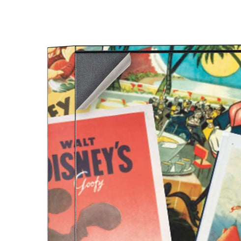 Disney Friends Retro Goofy Stamps Art Corsair 4000D Tempered Glass Mid-Tower ATX Case Skin