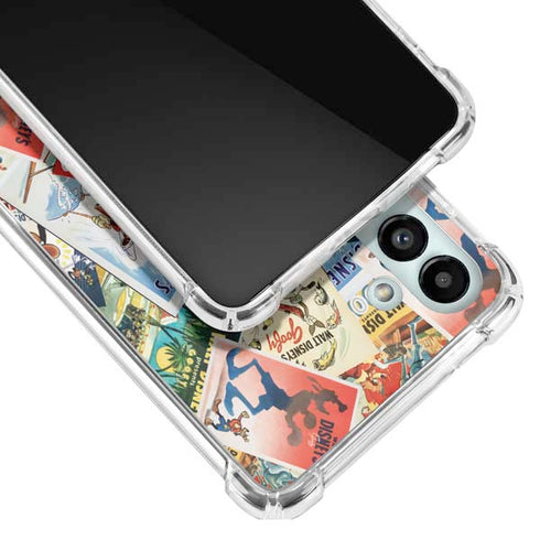 Disney Friends Retro Goofy Stamps Art Galaxy A13 5G Clear Case