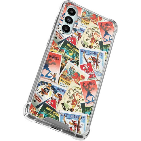 Disney Friends Retro Goofy Stamps Art Galaxy A15 5G Clear Case