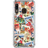 Disney Friends Retro Goofy Stamps Art Galaxy A30 Clear Case