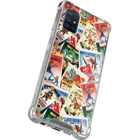 Disney Friends Retro Goofy Stamps Art Galaxy A51 5G Clear Case