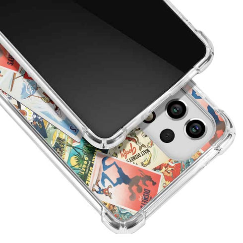 Disney Friends Retro Goofy Stamps Art Galaxy A53 5G Clear Case