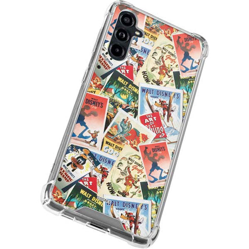 Disney Friends Retro Goofy Stamps Art Galaxy A54 5G Clear Case