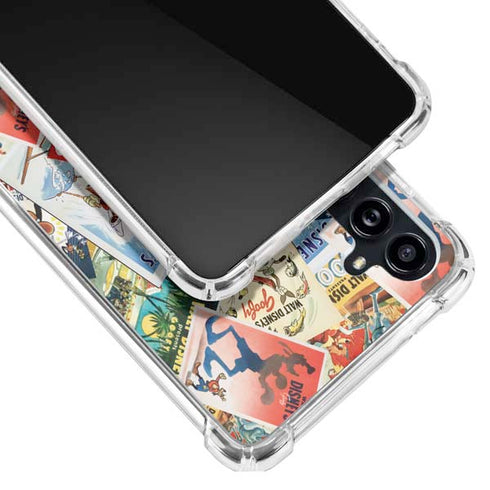 Disney Friends Retro Goofy Stamps Art Galaxy A54 5G Clear Case