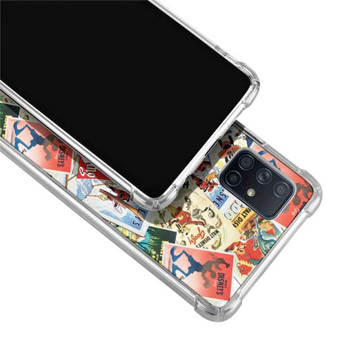 Disney Friends Retro Goofy Stamps Art Galaxy A71 5G Clear Case