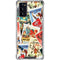 Disney Friends Retro Goofy Stamps Art Galaxy Note20 5G Clear Case