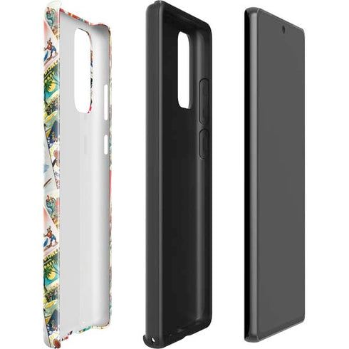 Disney Friends Retro Goofy Stamps Art Galaxy Note20 5G Pro Case