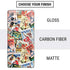 Disney Friends Retro Goofy Stamps Art Galaxy Note20 5G Skin