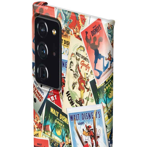 Disney Friends Retro Goofy Stamps Art Galaxy Note20 Ultra 5G Lite Case
