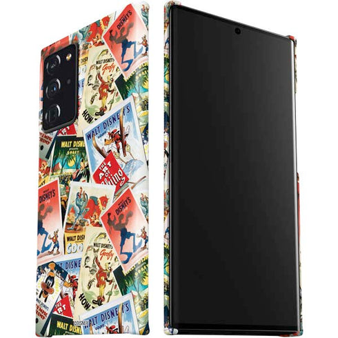 Disney Friends Retro Goofy Stamps Art Galaxy Note20 Ultra 5G Lite Case