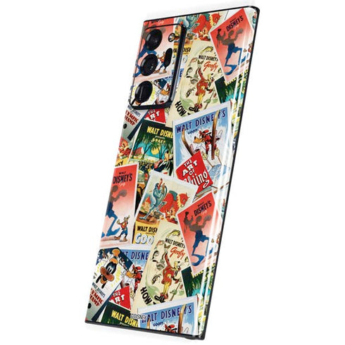 Disney Friends Retro Goofy Stamps Art Galaxy Note20 Ultra 5G Skin
