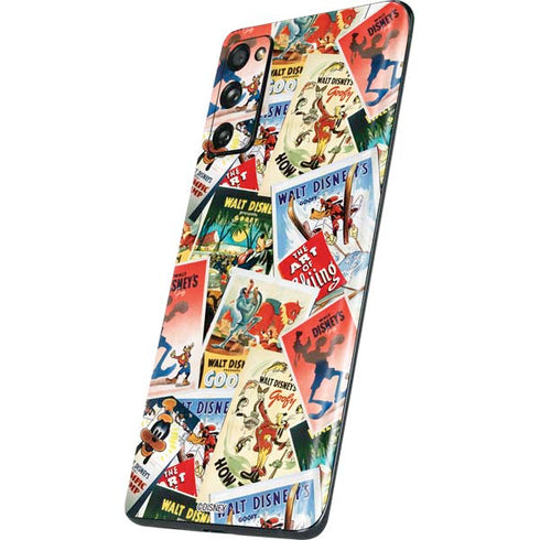 Disney Friends Retro Goofy Stamps Art Galaxy S20 Fan Edition Skin