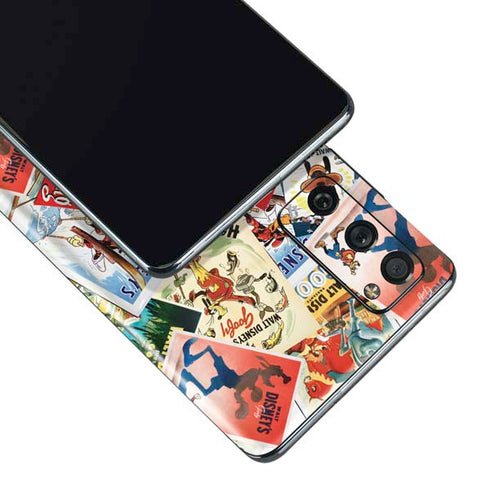 Disney Friends Retro Goofy Stamps Art Galaxy S20 Fan Edition Skin