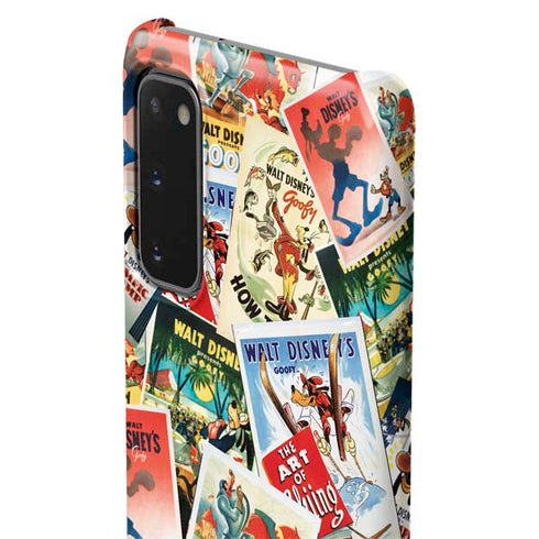 Disney Friends Retro Goofy Stamps Art Galaxy S20 Lite Case
