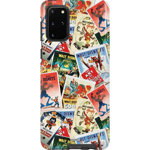 Disney Friends Retro Goofy Stamps Art Galaxy S20 Plus Pro Case