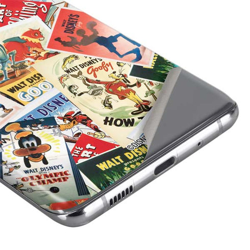 Disney Friends Retro Goofy Stamps Art Galaxy S20 Skin