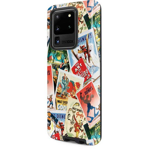 Disney Friends Retro Goofy Stamps Art Galaxy S20 Ultra 5G Pro Case