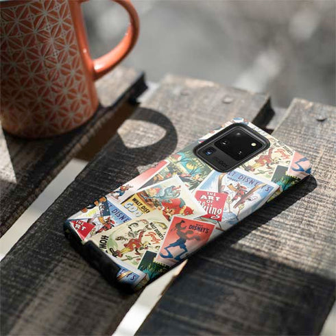 Disney Friends Retro Goofy Stamps Art Galaxy S20 Ultra 5G Pro Case