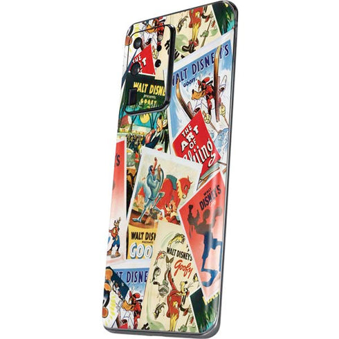 Disney Friends Retro Goofy Stamps Art Galaxy S20 Ultra 5G Skin