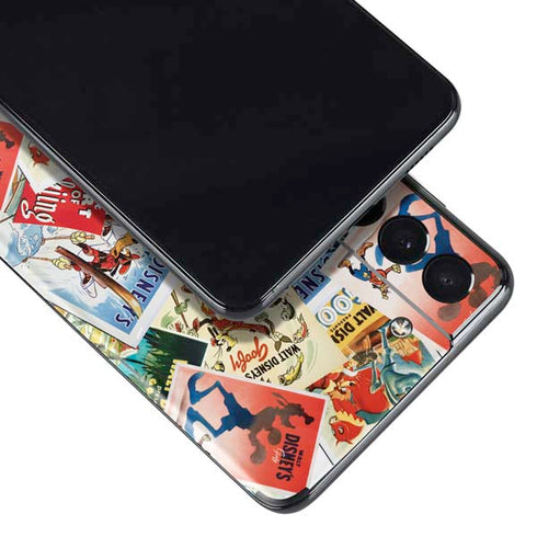Disney Friends Retro Goofy Stamps Art Galaxy S21 Plus 5G Skin
