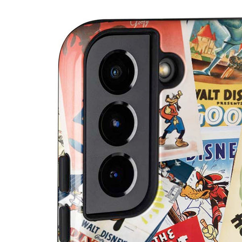 Disney Friends Retro Goofy Stamps Art Galaxy S22 Pro Case