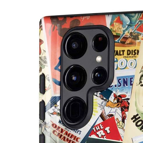Disney Friends Retro Goofy Stamps Art Galaxy S22 Ultra Pro Case