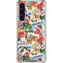 Disney Friends Retro Goofy Stamps Art Galaxy S23 Plus Clear Case