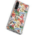 Disney Friends Retro Goofy Stamps Art Galaxy S23 Plus Clear Case