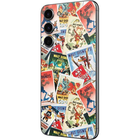 Disney Friends Retro Goofy Stamps Art Galaxy S23 Plus Skin