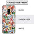 Disney Friends Retro Goofy Stamps Art Galaxy S9 Skin