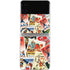 Disney Friends Retro Goofy Stamps Art Galaxy Z Flip3 5G Skin