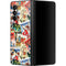Disney Friends Retro Goofy Stamps Art Galaxy Z Fold3 5G Skin