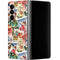 Disney Friends Retro Goofy Stamps Art Galaxy Z Fold4 5G Skin