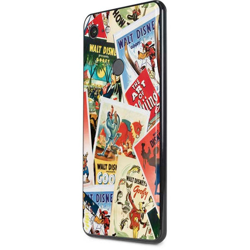 Disney Friends Retro Goofy Stamps Art Google Pixel 3 XL Skin