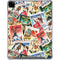 Disney Friends Retro Goofy Stamps Art iPad Pro 12.9in (2020) Clear Case