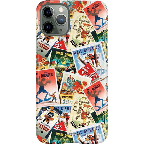 Disney Friends Retro Goofy Stamps Art iPhone 11 Pro Lite Case
