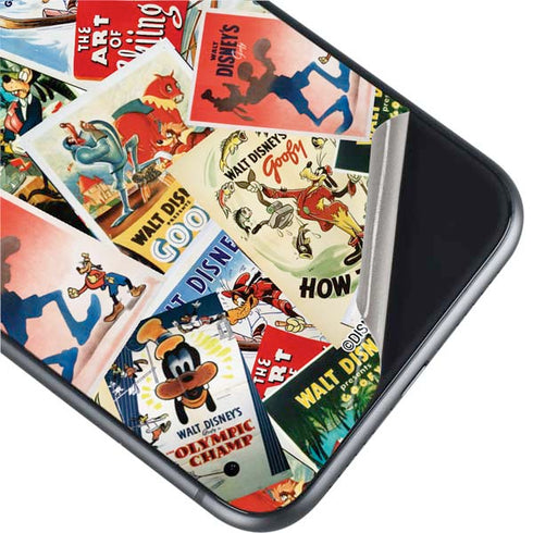Disney Friends Retro Goofy Stamps Art iPhone 11 Skin