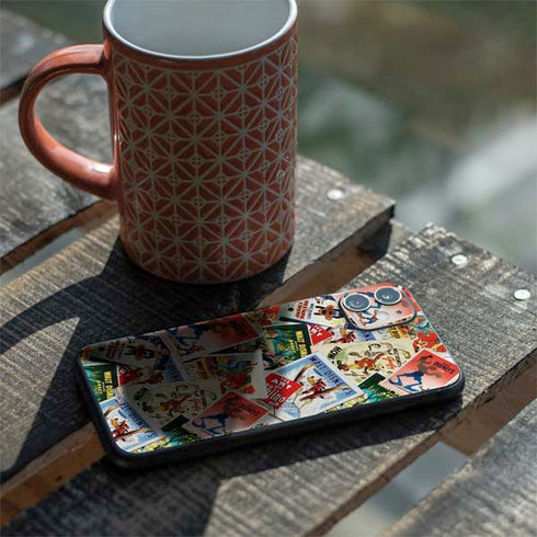 Disney Friends Retro Goofy Stamps Art iPhone 11 Skin
