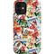 Disney Friends Retro Goofy Stamps Art iPhone 12 Mini Impact Case