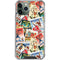 Disney Friends Retro Goofy Stamps Art iPhone 12 Pro Clear Case