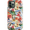 Disney Friends Retro Goofy Stamps Art iPhone 12 Pro Impact Case