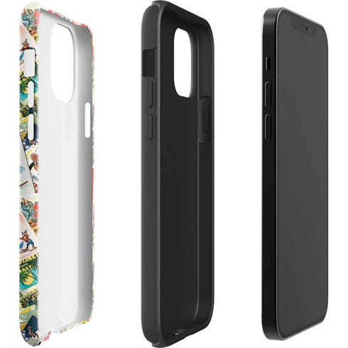 Disney Friends Retro Goofy Stamps Art iPhone 12 Pro Max Impact Case